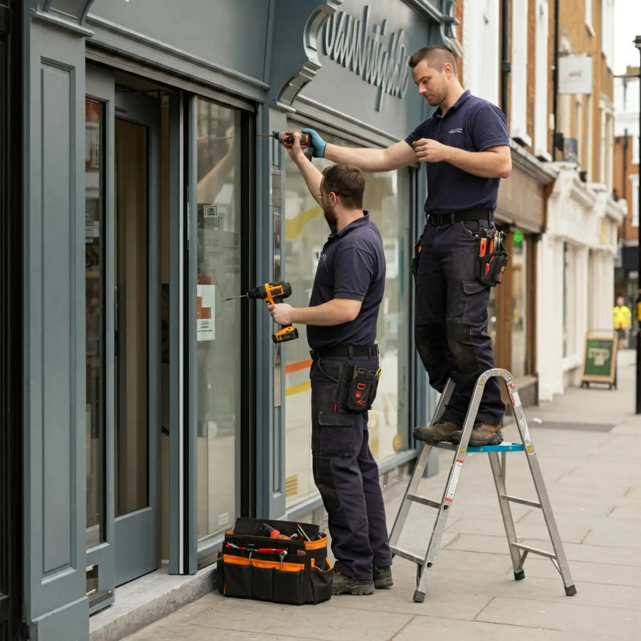 Professional door repair service in Horsham for commercial properties